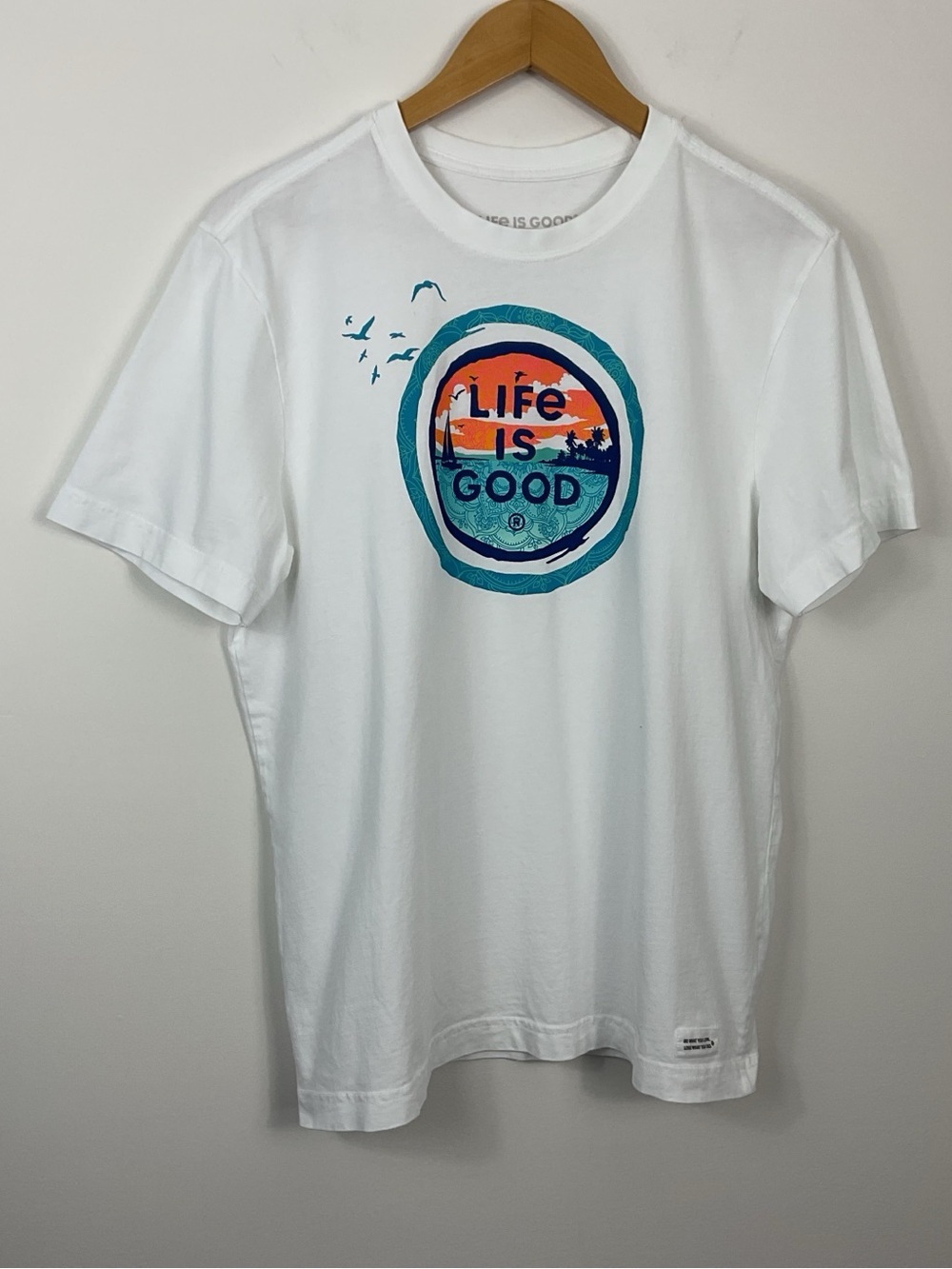 Life Is Good Crusher Short Sleeve T Shirt Men’s Size Small